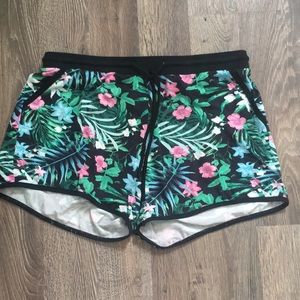 Floral summer shorts